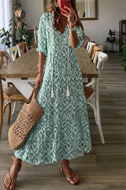 Romantic Boho Floral Dress