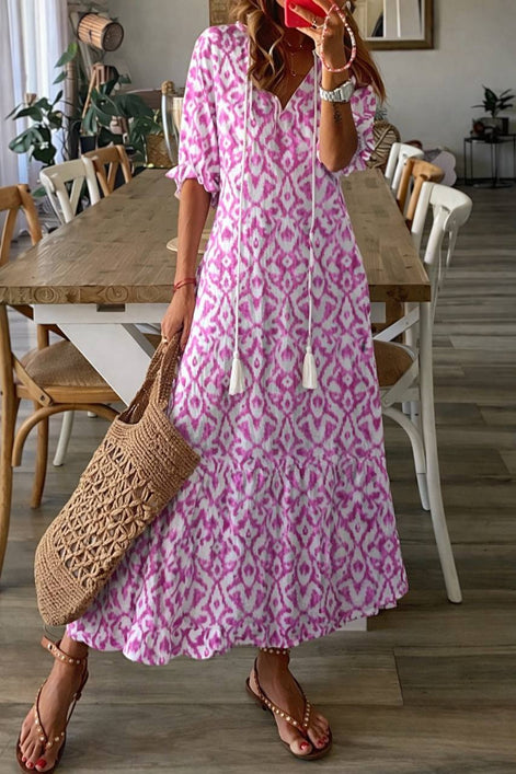 Romantic Boho Floral Dress