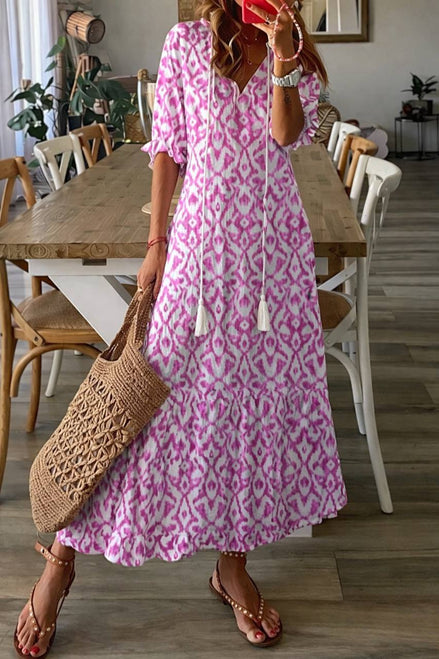 Romantic Boho Floral Dress