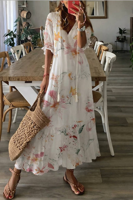Floral Boho Maxi Dress