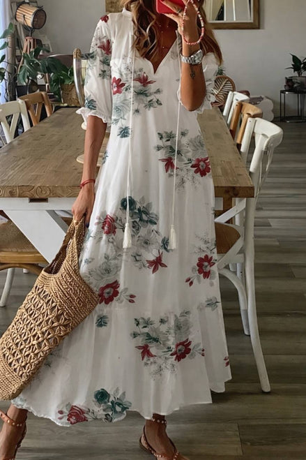 Floral Boho Maxi Dress