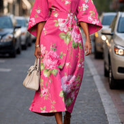 Moxlan Elegant Floral Dress
