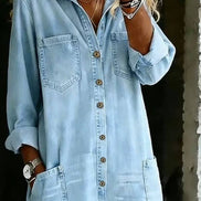 Denim Relaxed Fit Jumpsuit