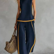 Aurene Linen Two-Piece Outfit