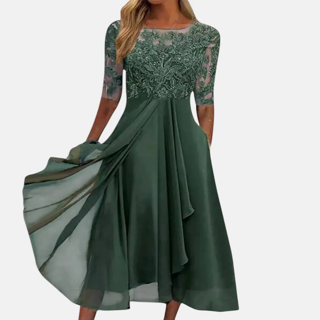 Rhonda Elegant Lace Dress