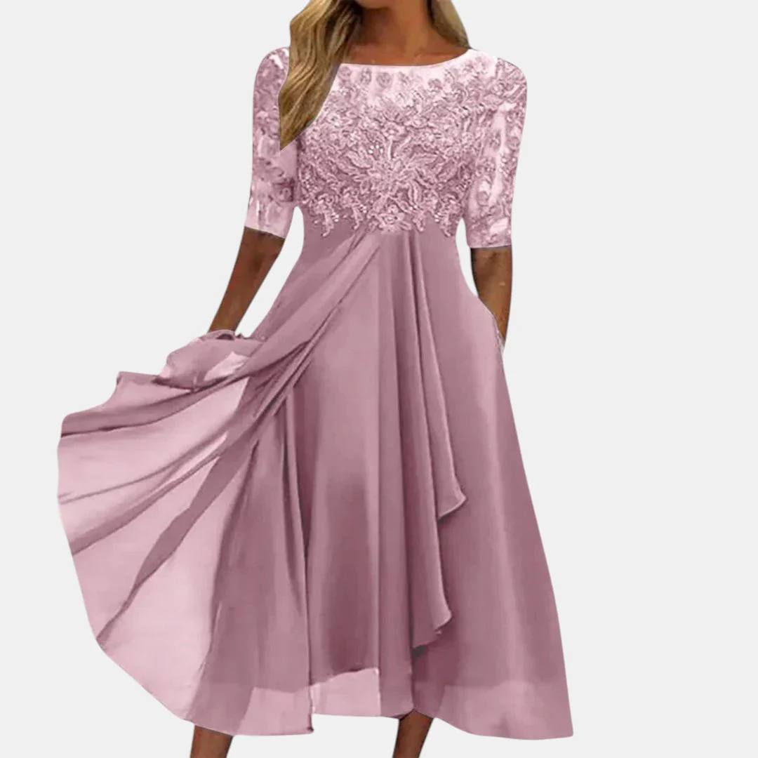 Rhonda Elegant Lace Dress