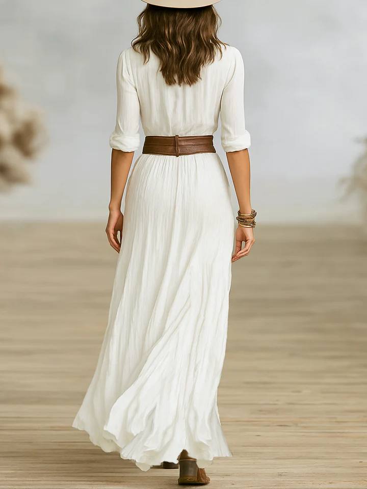 Marie Long-Sleeve Maxi Dress