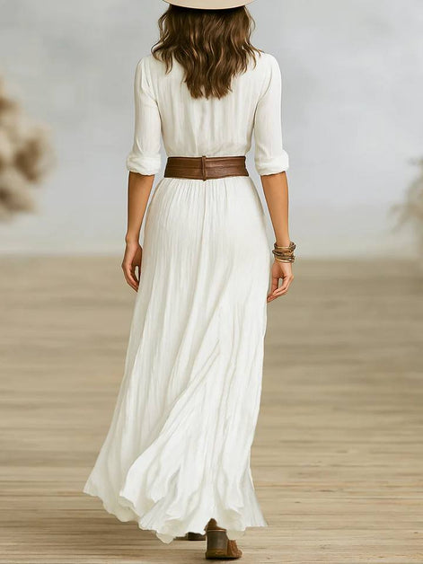 Marie Long-Sleeve Maxi Dress
