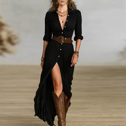 Marie Long-Sleeve Maxi Dress