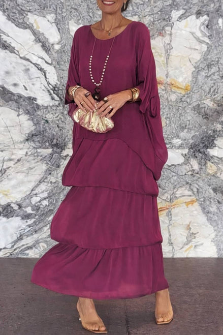 Lara Elegant Flowing Maxi Dress