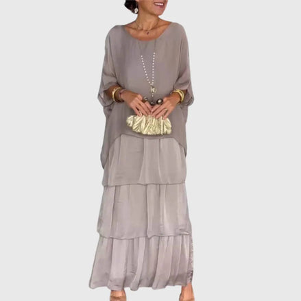 Lara Elegant Flowing Maxi Dress