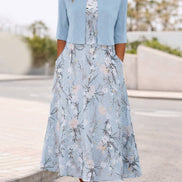 Mint Grace Midi Dress