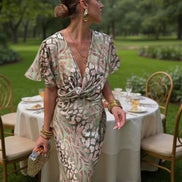 Golden Glow Maxi Dress