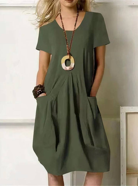 Kwani Easy Casual Cotton Dress