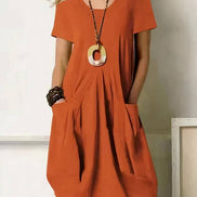 Kwani Easy Casual Cotton Dress