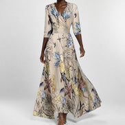 Elegant Floral Maxi Dress