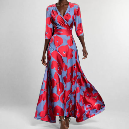 Elegant Floral Maxi Dress