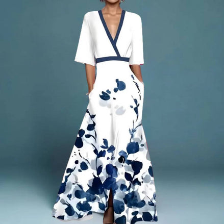 Elegant Floral Maxi Dress