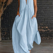 Relaxed Halter Maxi Dress