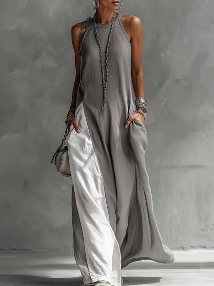 Flow Ease Sleeveless Maxi Dress