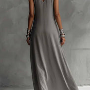 Flow Ease Sleeveless Maxi Dress