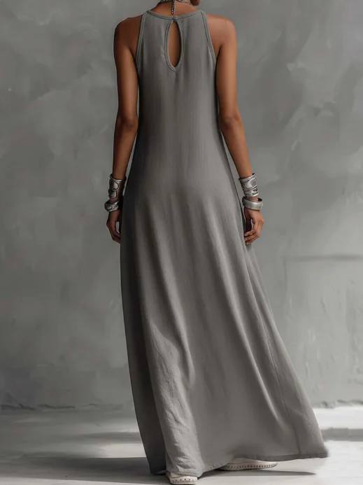 Flow Ease Sleeveless Maxi Dress