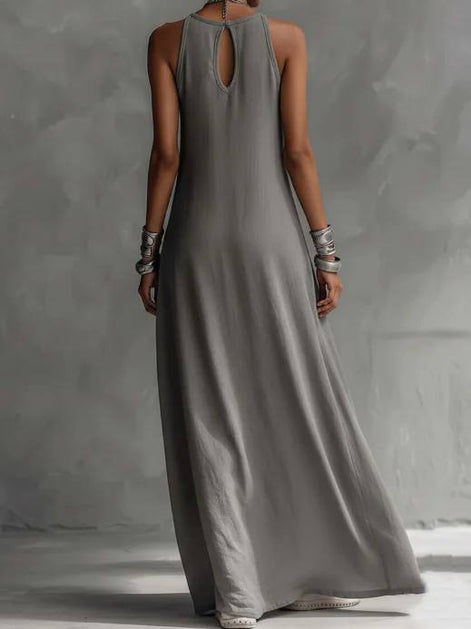 Flow Ease Sleeveless Maxi Dress