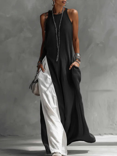 Flow Ease Sleeveless Maxi Dress