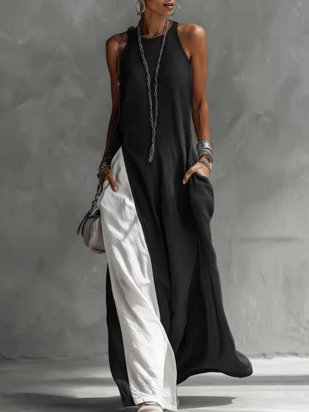 Flow Ease Sleeveless Maxi Dress
