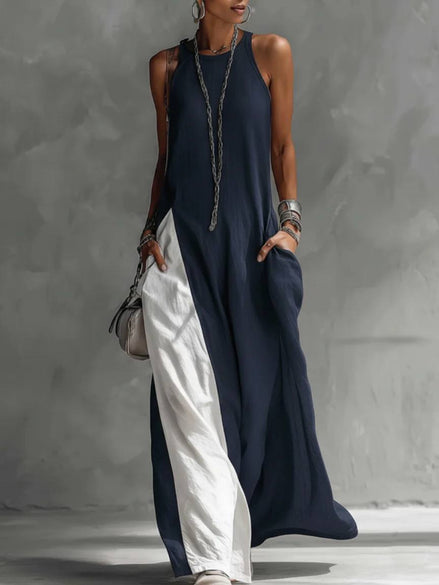 Flow Ease Sleeveless Maxi Dress