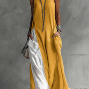 Flow Ease Sleeveless Maxi Dress