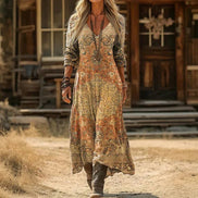 Bea Long Sleeve Vintage Casual Dress
