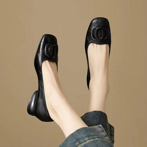 Sophia Elegant Leather Flats