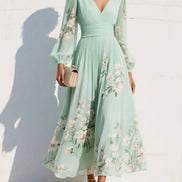 Olivia Floral Chiffon Dress