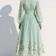 Olivia Floral Chiffon Dress