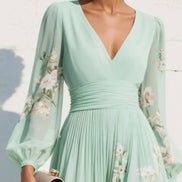 Olivia Floral Chiffon Dress