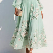 Olivia Floral Chiffon Dress