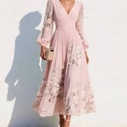 Olivia Floral Chiffon Dress