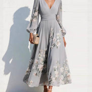 Olivia Floral Chiffon Dress