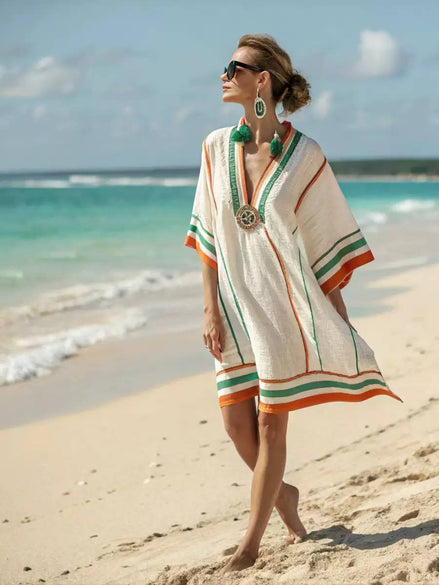 Golden Shore Tunic Dress
