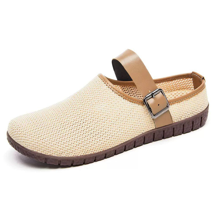 Breathable Slip-On Comfort Clogs with Adjustable Strap