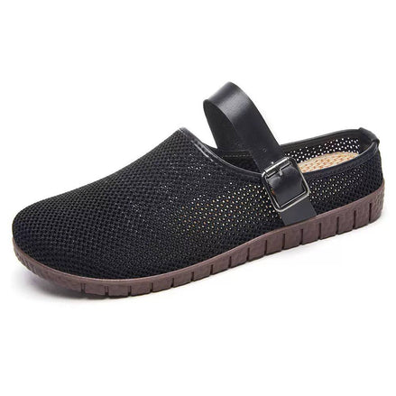 Breathable Slip-On Comfort Clogs with Adjustable Strap