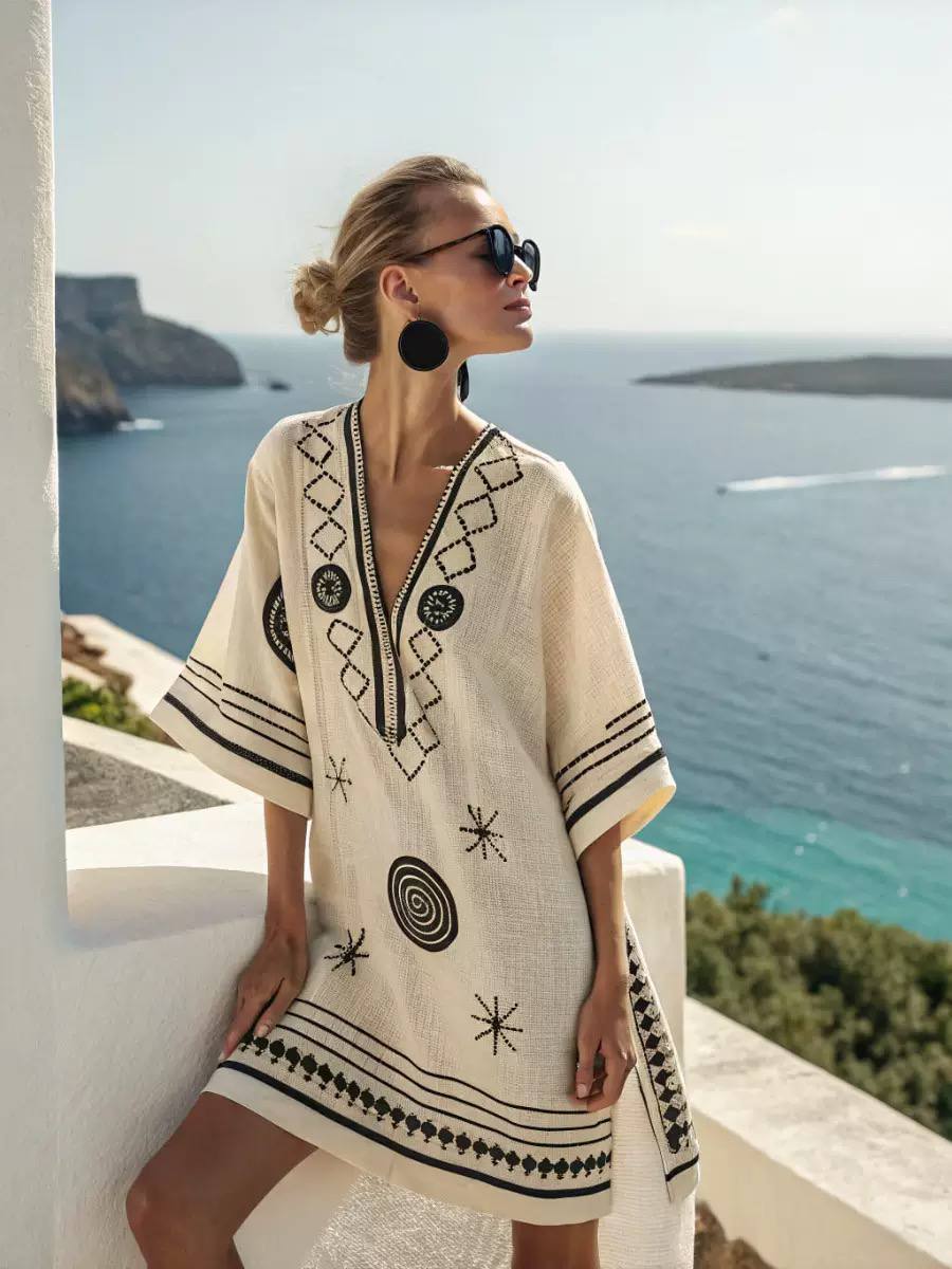 Summer Mirage Tunic Dress