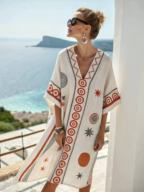 Azure Escape Tunic Dress