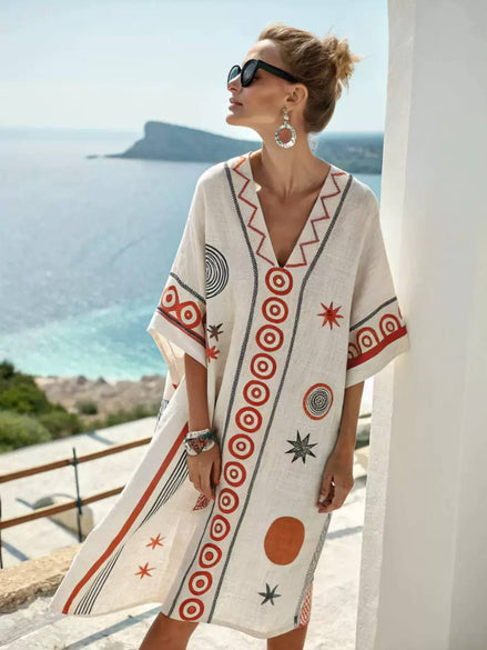 Azure Escape Tunic Dress
