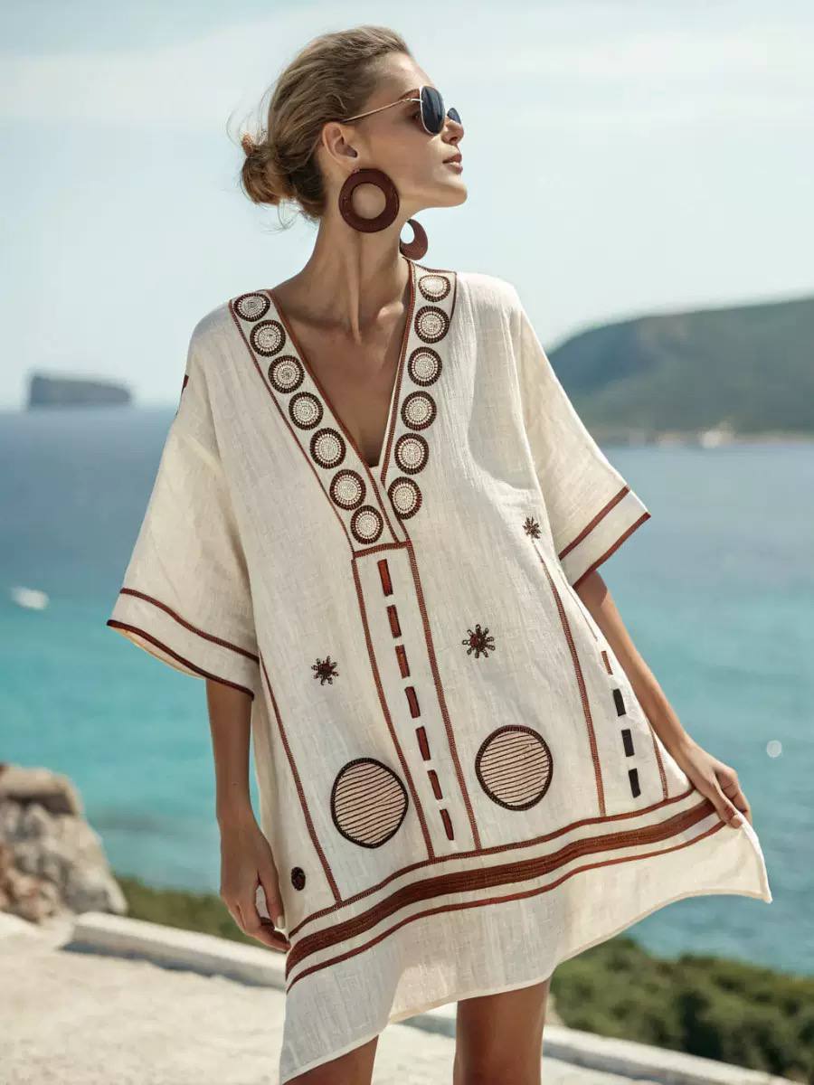 Coastal Charm Tunic Dress