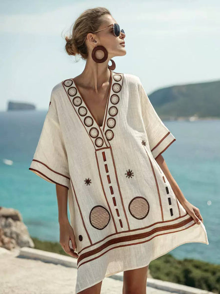 Coastal Charm Tunic Dress