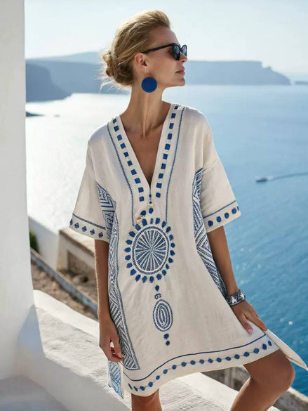 Summer Coastline Tunic Dress