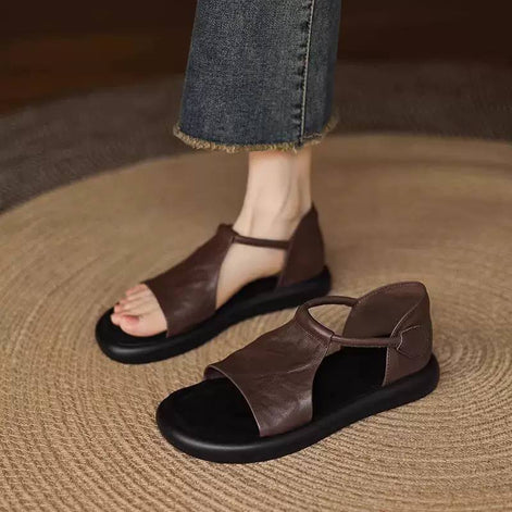 Minimalist Comfort T-Strap Sandals