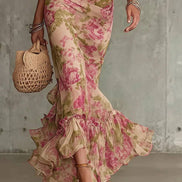 Racquella Vintage Floral Maxi Dress